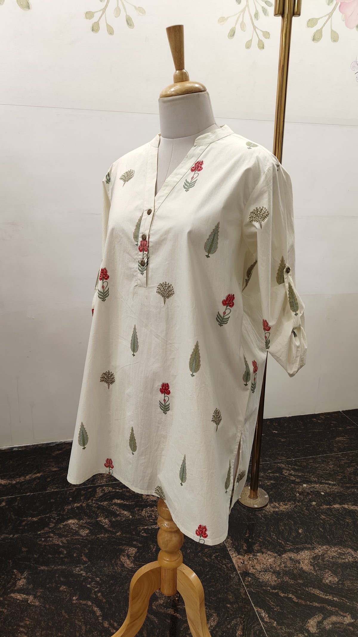 Printed Poplin Cotton Kurti