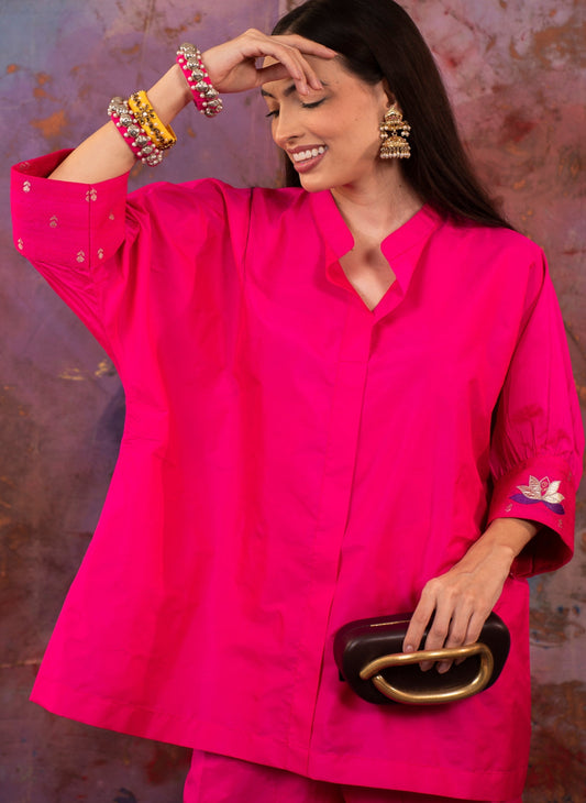 Fuchsia Pink Coord Set