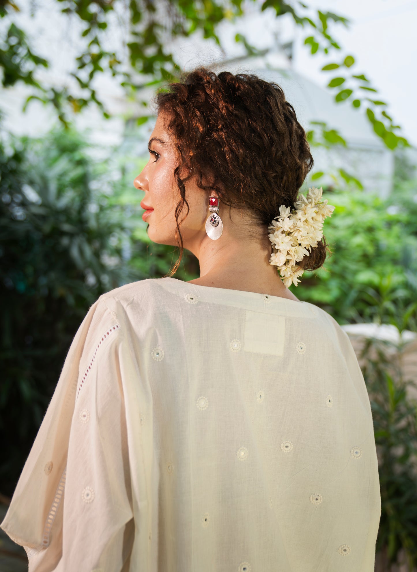 Buttoned Mirror Kurta Set