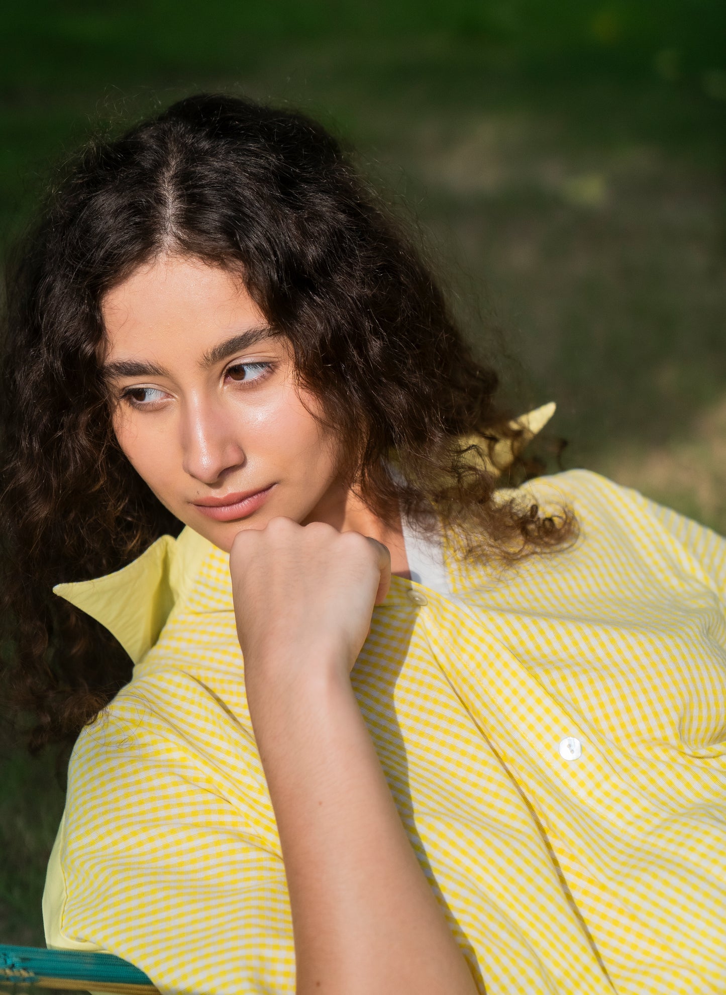 Sunlit Honey Kaftan Dress