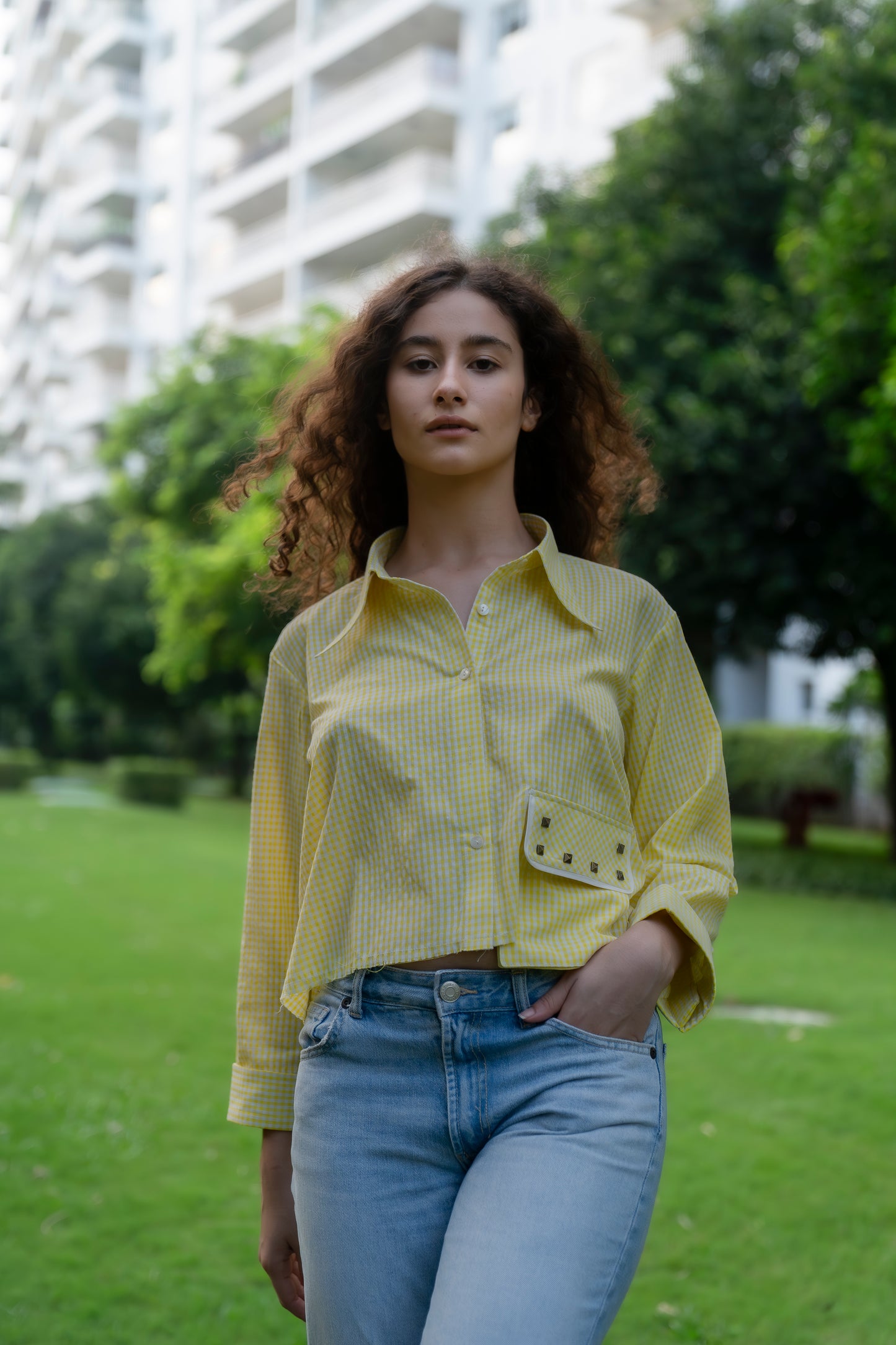 Aurora Ember Crop Shirt