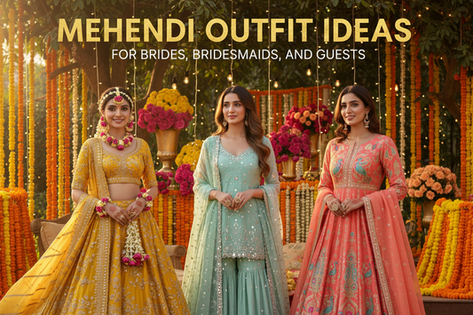 Mehendi Outfit Ideas for Brides, Bridesmaids, and Guests