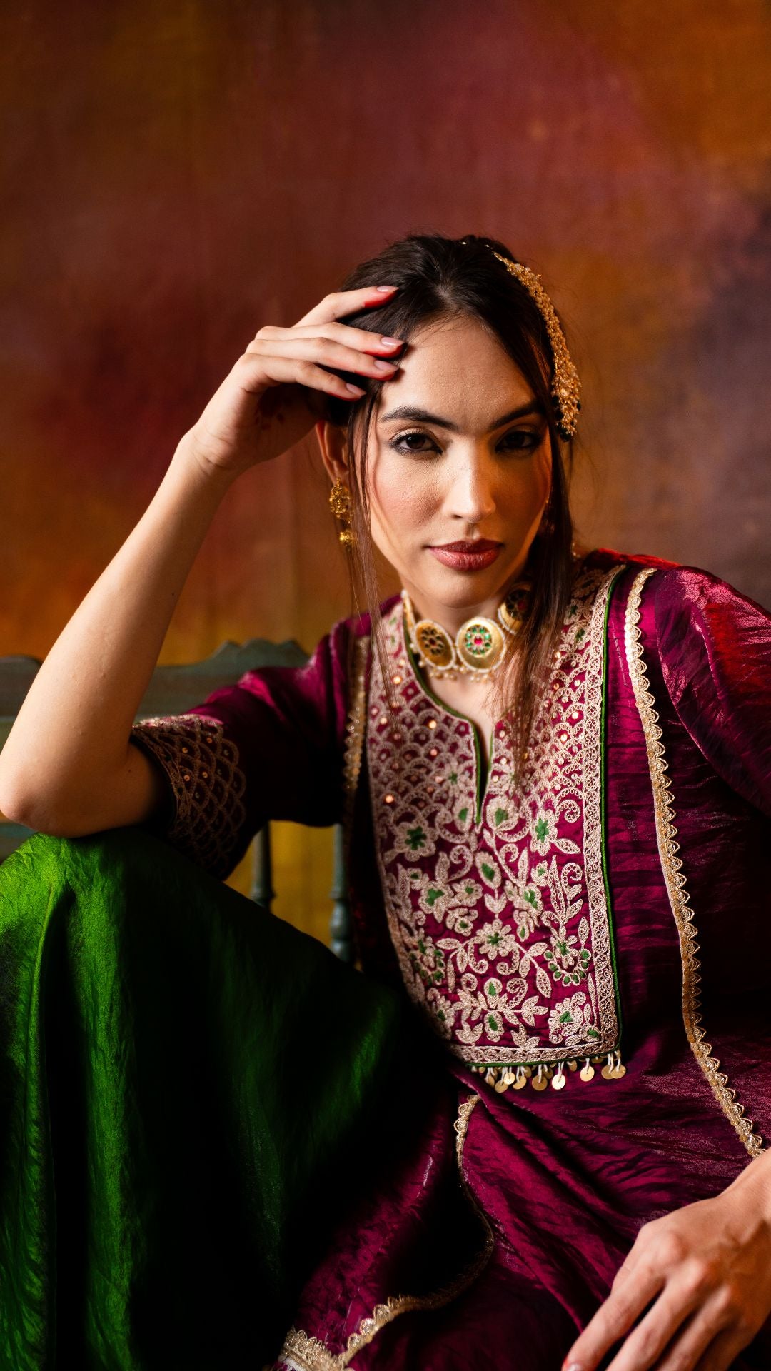 Khwaab Zaa – The Diwali & Karwa Edit | Sharara Set - Label Sakshi Nayyar