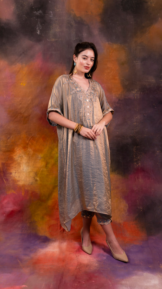 Metallic Greyish Blue