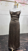 Rivet Detail Strappy Dress with Open Back