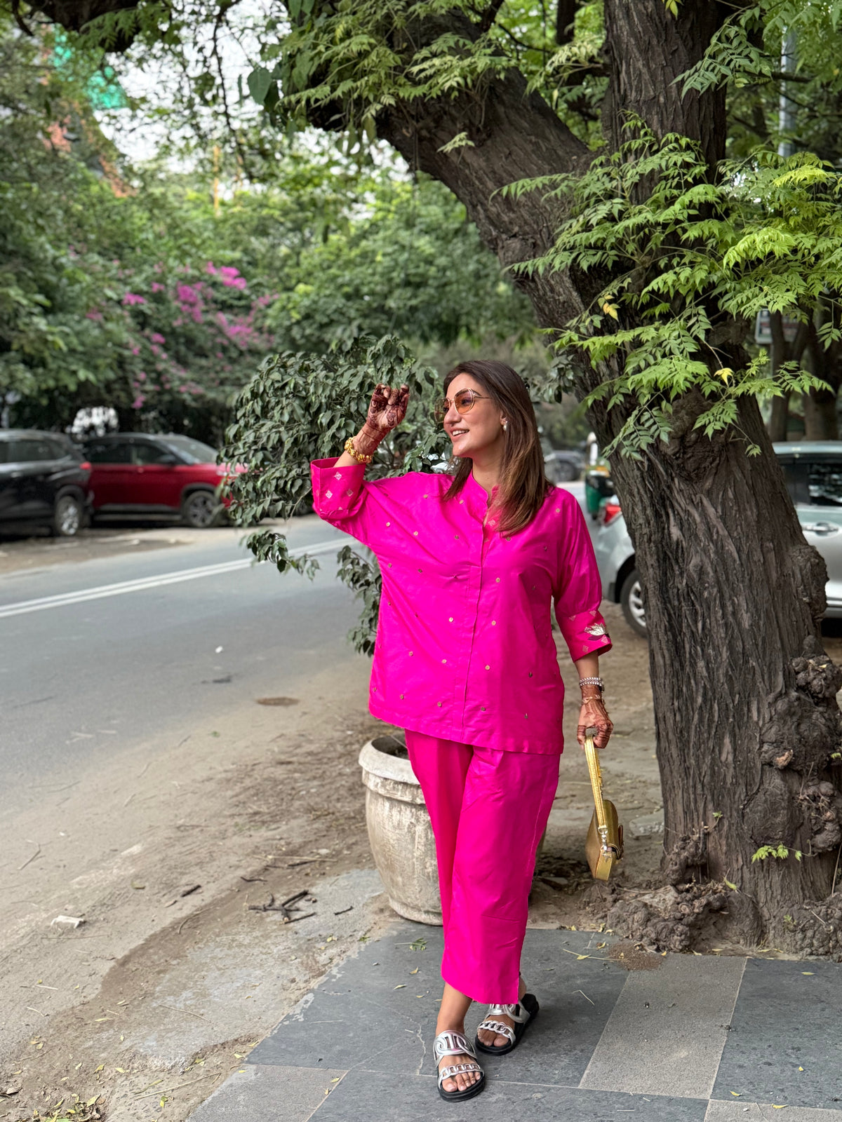 Fuchsia Pink Coord Set
