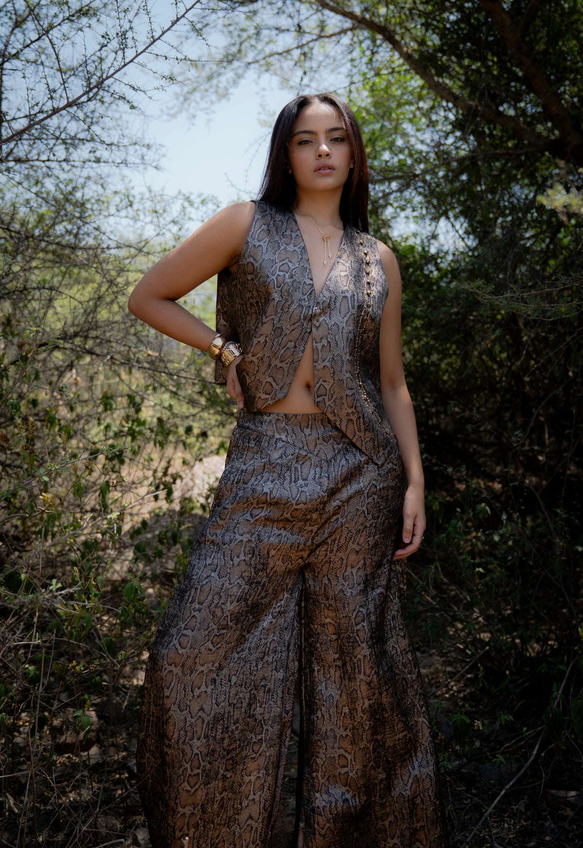 Tailored Waistcoat & Pants - Label Sakshi Nayyar
