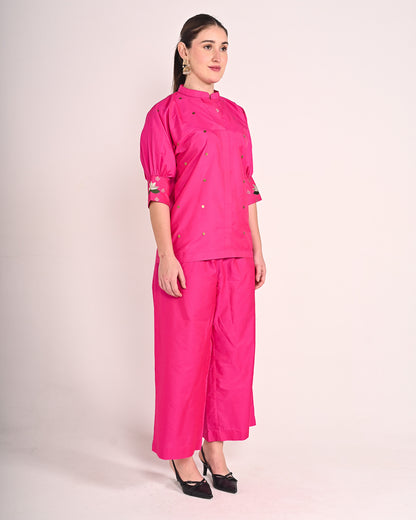 Fuchsia Pink Coord Set