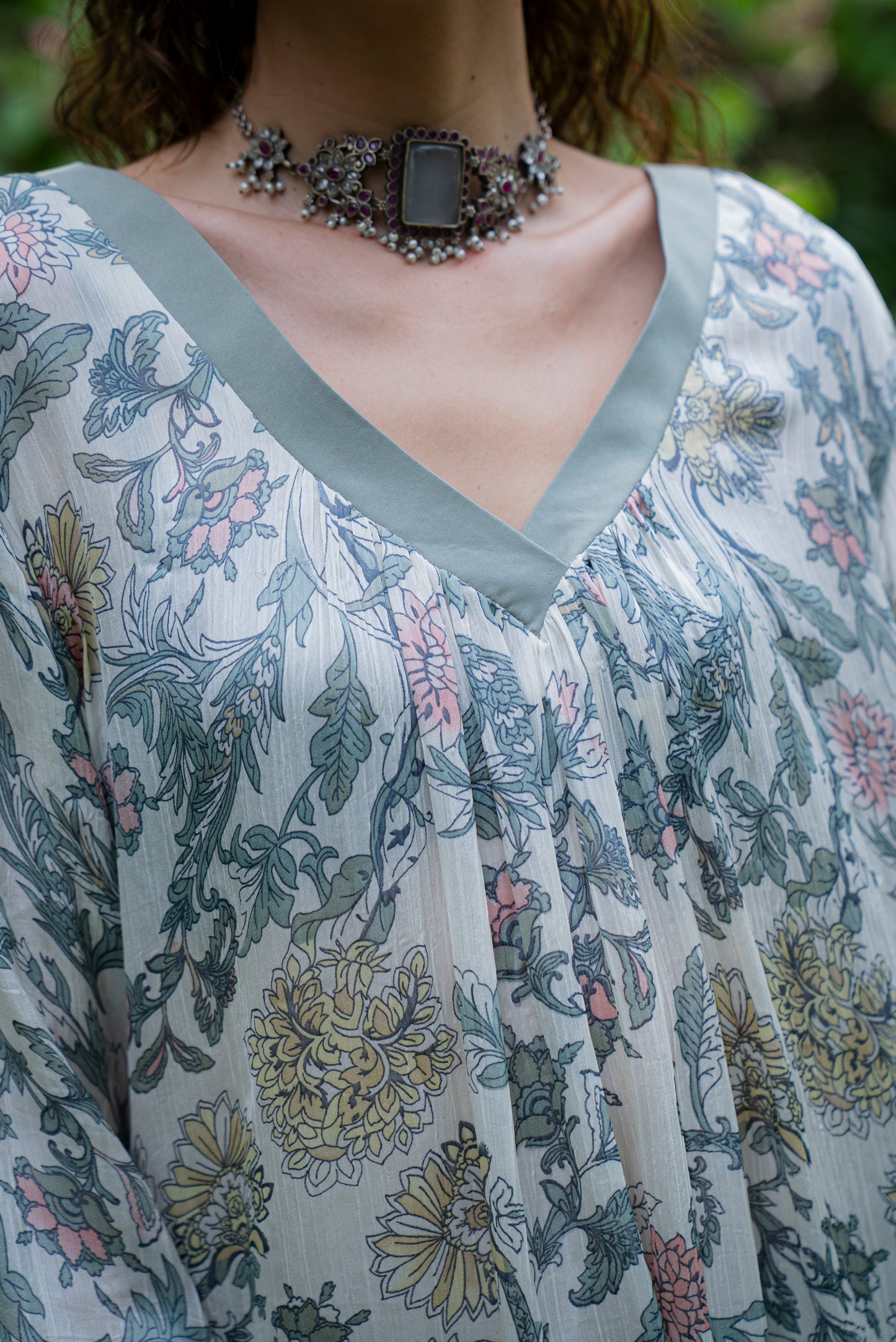 Georgette Kurta Pant Set - Label Sakshi Nayyar