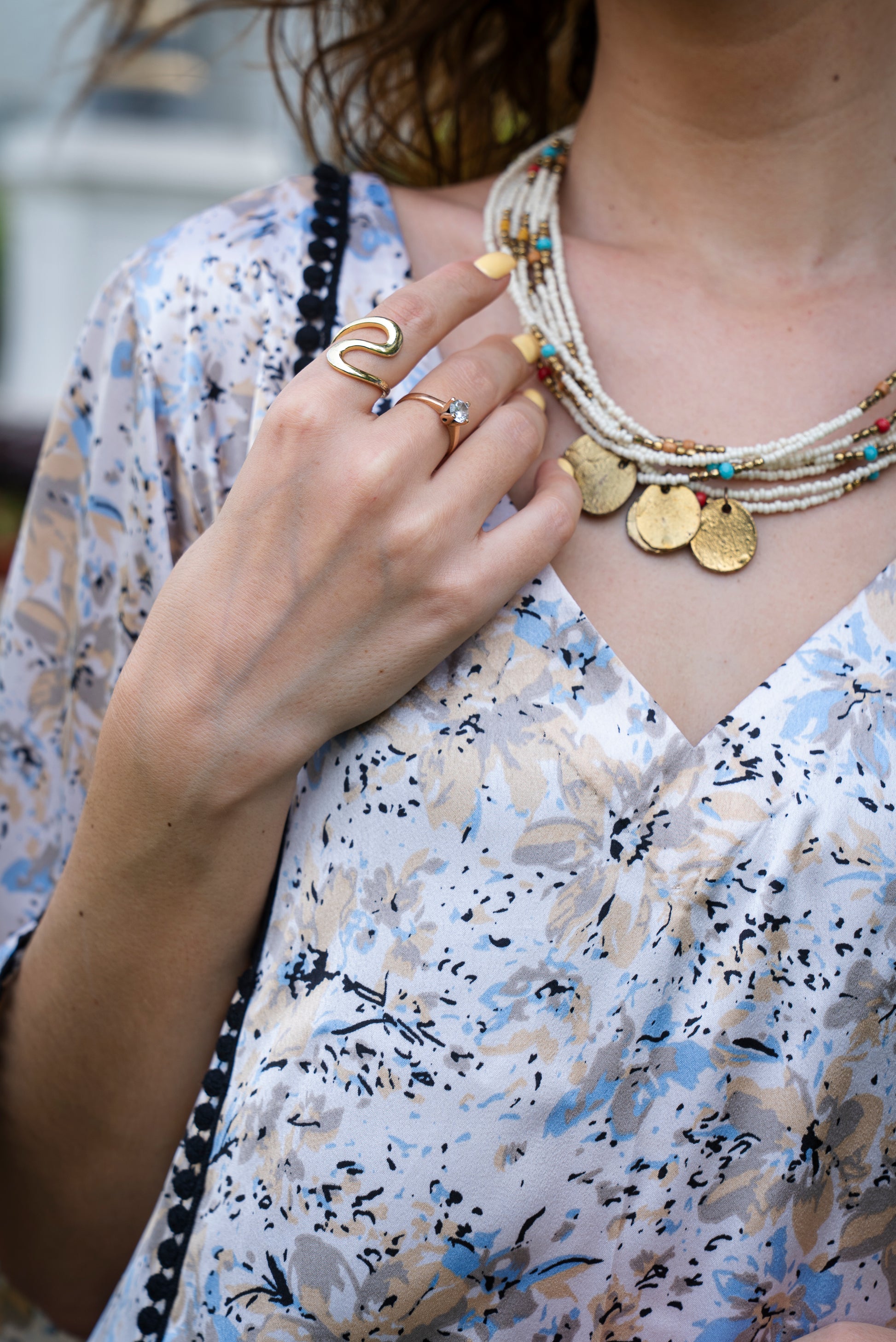 Pakistani Style A Line Short Kurta & Pants - Label Sakshi Nayyar