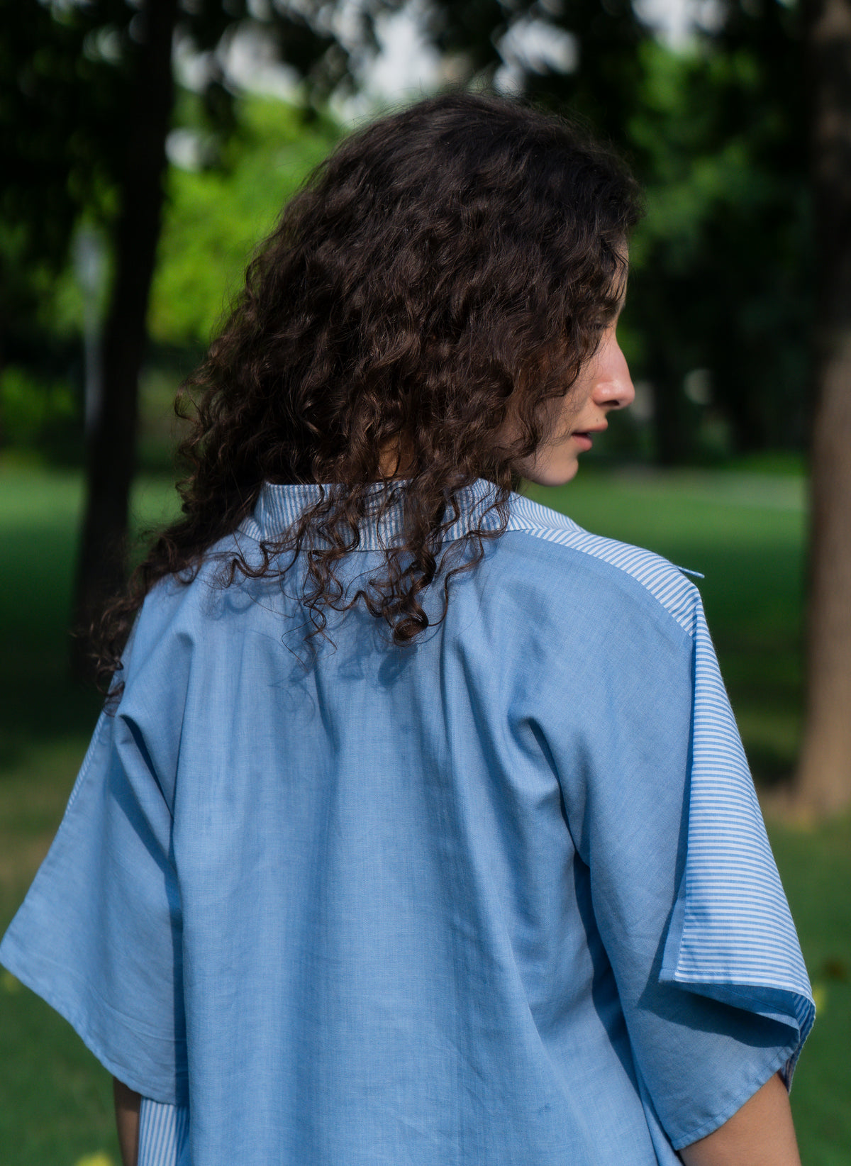 Ocen Mist Kaftan Dress - Label Sakshi Nayyar