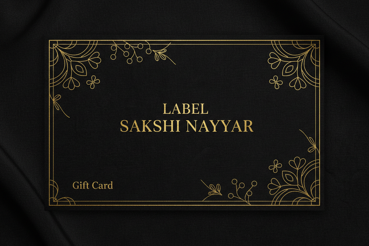 Label Sakshi Nayyar Gift Card