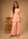 Powder Pink Angrakha Co-ord Set